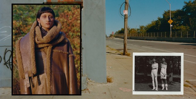 Рианна сделала оверсайз-дубленки и платья в розах для новой коллекции Fenty