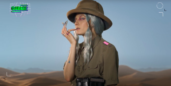 Муся Тотибадзе снялась в видео «Гаража» об эпохе коронацена