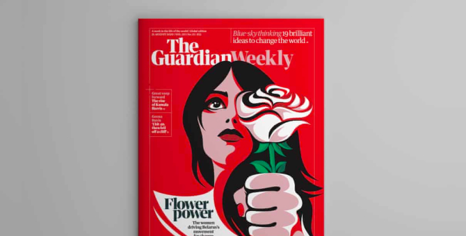 Обложку нового номера The Guardian Weekly посвятили женщинам Беларуси