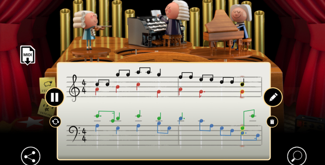 Google представила первый дудл на основе искусственного интеллекта