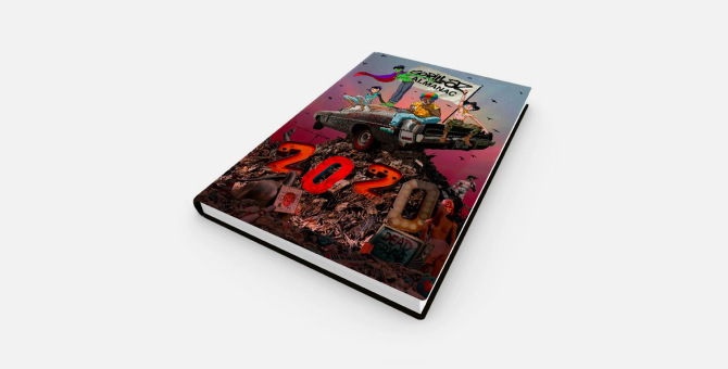 Группа Gorillaz выпустила книгу с ранее не опубликованными рисунками Джейми Хьюлетта
