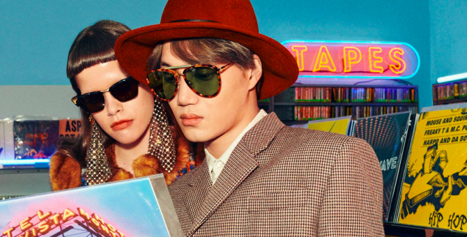 Хармони Корин снял для Gucci кампанию в стиле 1980-х годов