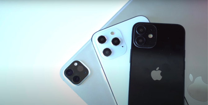 В Сети появились новые снимки и видео с макетами iPhone 12