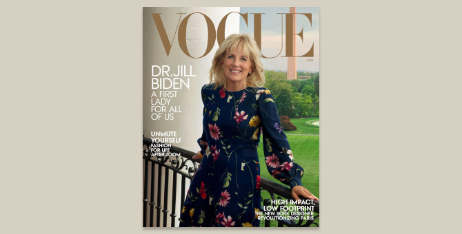 Джилл Байден снялась для обложки американского Vogue
