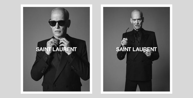 Режиссер «Лака для волос» и «Розовых фламинго» Джон Уотерс снялся в кампании Saint Laurent