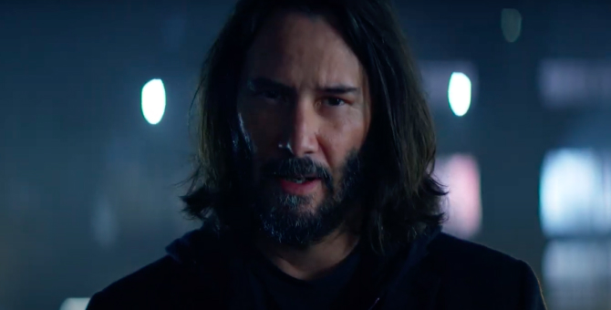 Появился новый проморолик игры «Cyberpunk 2077» с Киану Ривзом