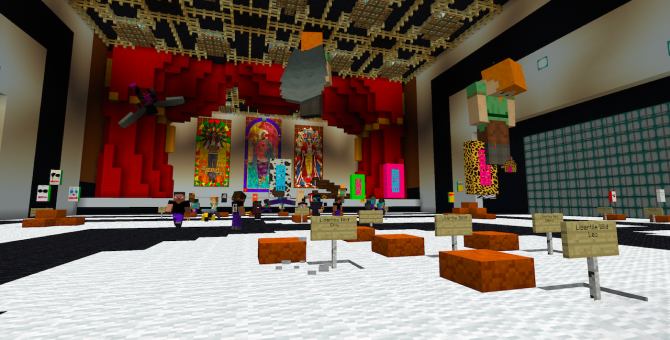 Открытие выставки Михаила Цатуряна на платформе Minecraft посетили более 500 000 человек