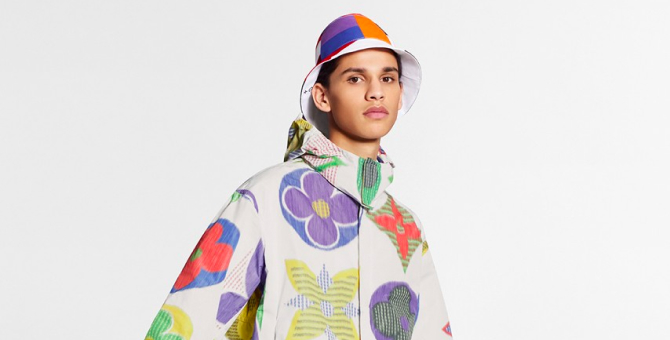 Вирджил Абло сделал куртки и шорты с радужными монограммами для Louis Vuitton