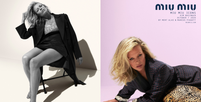 Хлоя Севиньи, Ким Бейсингер и Эмма Коррин снялись в новой кампании Miu Miu