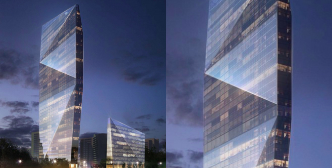 На Краснопресненской набережной в Москве появится башня-кристалл