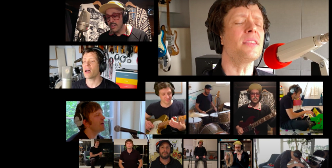Группа OK Go выпустила клип «All Together Now», снятый в условиях самоизоляции