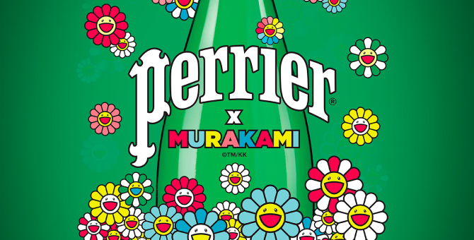 Perrier сделал коллаборацию с Такаси Мураками