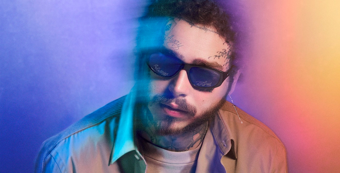 Post Malone выпустил коллекцию солнечных очков с имитациями татуировок