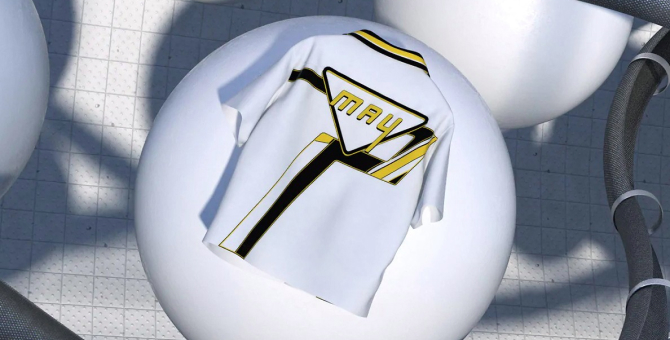 Prada показал рубашку из майского дропа линейки Time Capsule