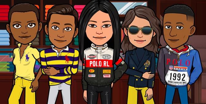 Ralph Lauren выпустил коллекцию одежды для аватаров-битмоджи