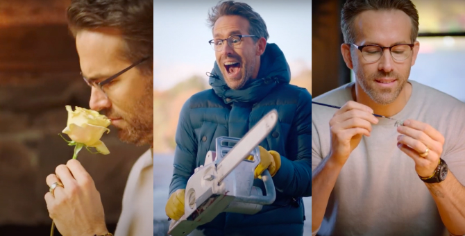 Райан Рейнольдс научится делать маникюр и составлять букеты в новом шоу Snapchat