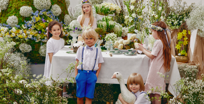 Цветочный дом Samson Buket выпустил пасхальную съемку