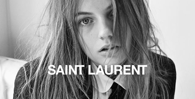 Дочь Марио Сорренти сняла кампанию для Saint Laurent