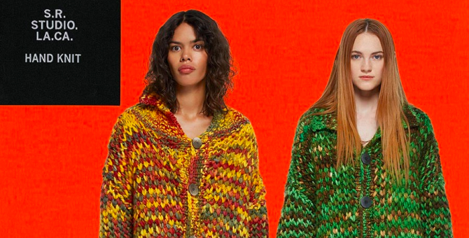 Стерлинг Руби сделал платье со свечами и объемные кардиганы для новой коллекции S.R. STUDIO. LA. CA.