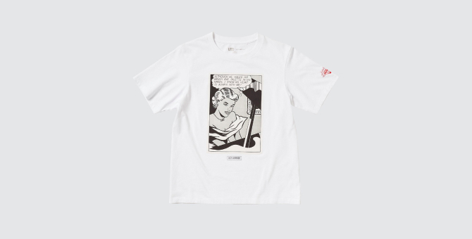 Uniqlo выпустил футболки с принтами по мотивам работ Роя Лихтенштейна