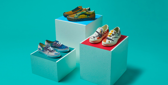 Vans выпустил коллекцию по мотивам работ Сальвадора Дали, Клода Моне и Эдварда Мунка