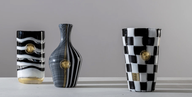 Versace выпустил коллекцию ваз из муранского стекла