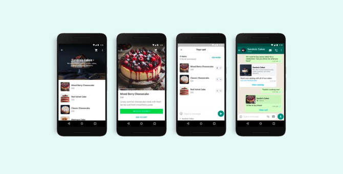 В WhatsApp появилась возможность формировать корзину покупок