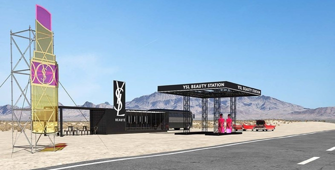 Yves Saint Laurent Beauty откроет поп-ап-пространство на Coachella