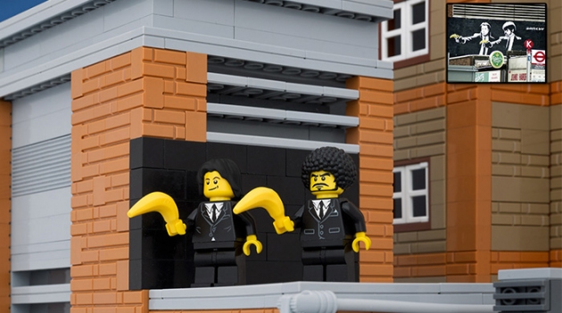 Картины Бэнкси переделали в Lego