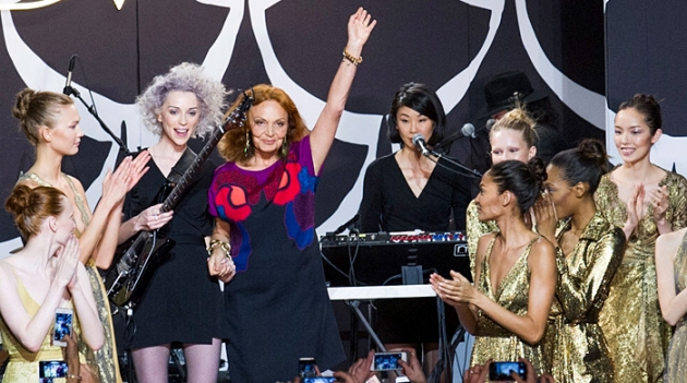 Обзор Buro 24/7: Diane Von Furstenberg, осень-зима 2015