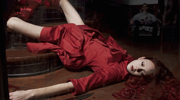 \"Ужасная\" съемка Стивена Майзела для Vogue Italia