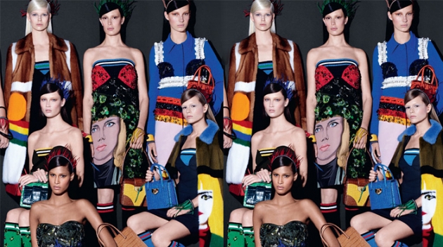 Первый кадр весенней рекламной кампании Prada