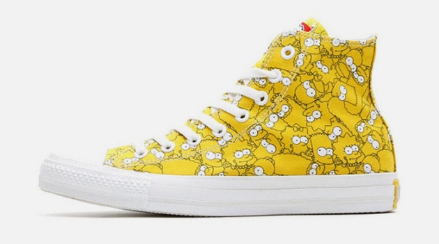 \"Симпсонизированные\" кеды Converse