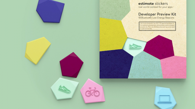 Мини-маячки Estimote Stickers для подключения любых предметов к Сети