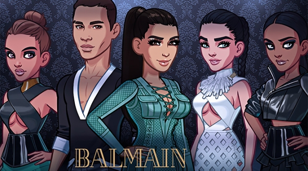 Новая коллекция Balmain стала частью игры Ким Кардашьян
