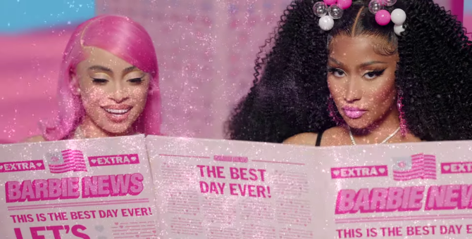 Ники Минаж и Aqua выпустили песню «Barbie World» — она вошла в саундтрек «Барби»