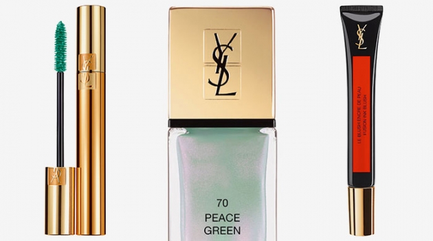 Зеленая яшма и розовый опал в весенней коллекции макияжа YSL Boho Stones