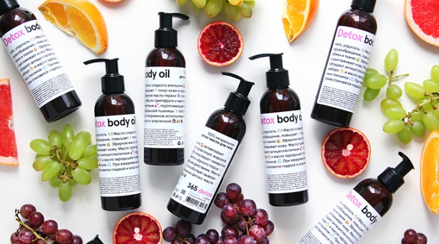 365 detox выпустил детокс-масло для тела