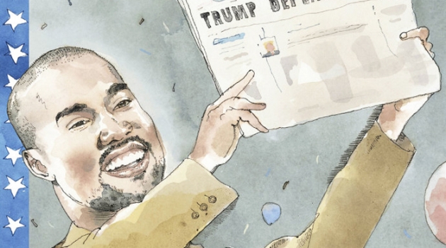 Канье Уэст на обложке The New Yorker