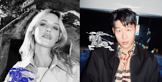 Burberry показал новую кампанию с Джорджией Мэй Джаггер и Соном Хын Мином