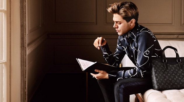 Ксавье Долан в осенне-зимней коллекции Louis Vuitton