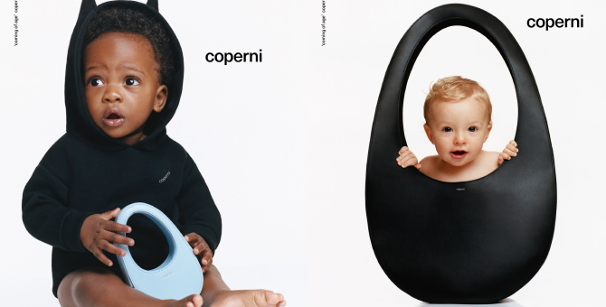 В новой осенне-зимней кампании Coperni снялись дети