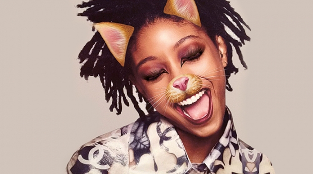 Уиллоу Смит примерила фильтры Snapchat