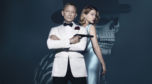 Джеймс Бонд и компания: Леа Сейду на постере фильма \"007: Спектр\"