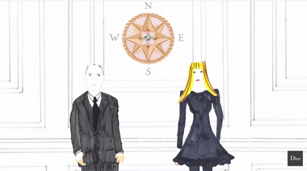 На все четыре стороны: мультфильмы Dior о коллекции Rose des Vents