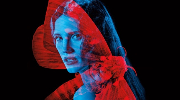 Инфернальные Джессика Честейн и Миа Васиковска на постерах \"Багрового пика\"