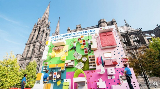 IKEA создали вертикальную квартиру