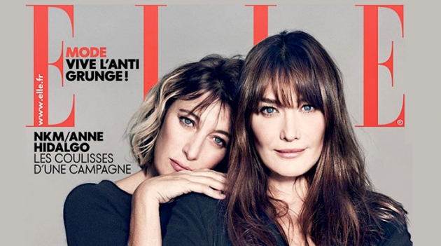 Сестры Бруни на обложке французского Elle