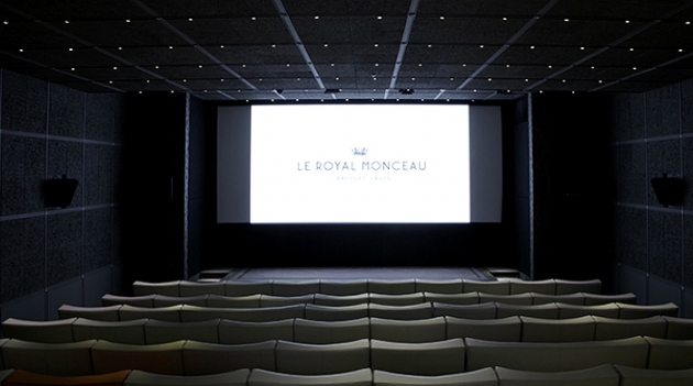 Кинотеатр в парижском отеле Le Royal Monceau Raffles