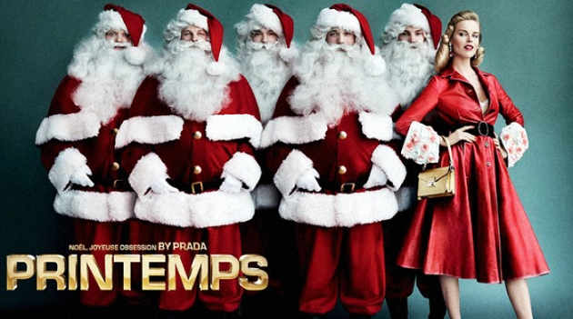 Рождественская кампания Printemps и Prada
